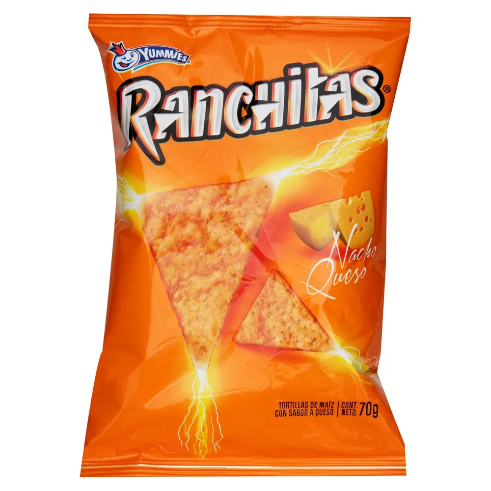 RANCHITAS NACHO QUESO 150G CAJA / 24 UNID