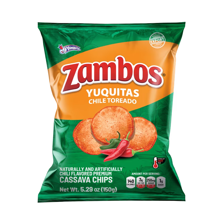 YUQUITA CON CHILE FAMILIAR 140G CAJA / 24 UNID