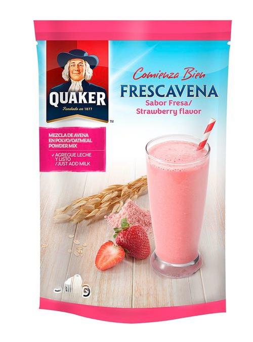 AVENA QUAQUER MOLIDA FRESA 330G FARDO/ 24 UNID_X000D_