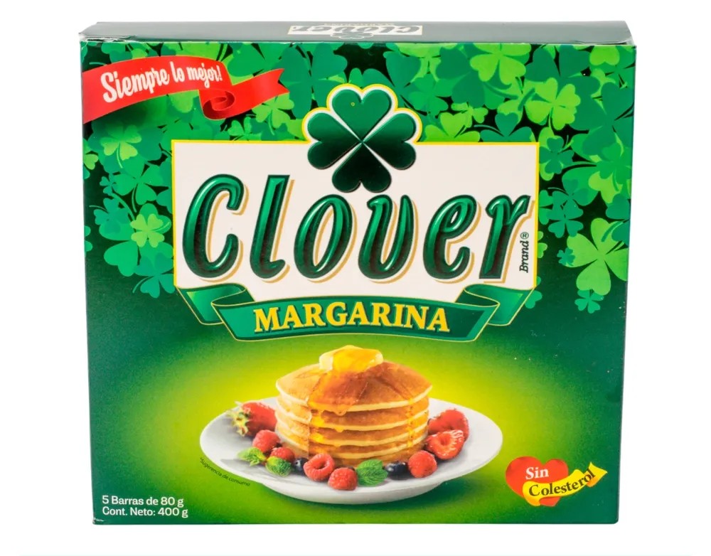 MARGARINA CLOVER 400 G CAJA / 24 UNID