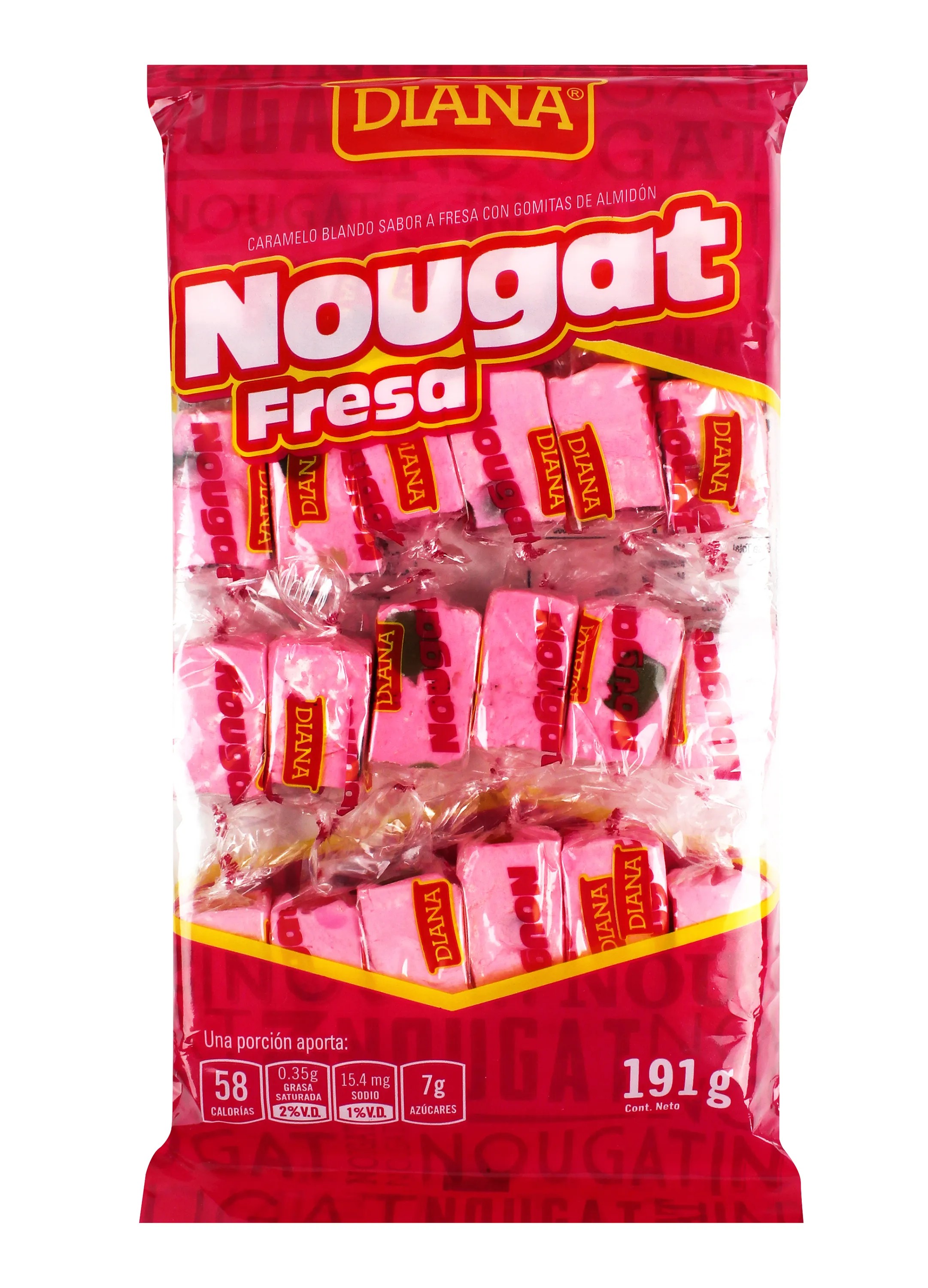 NOUGAT DIANA FRESA 191G CAJA / 54 UNID 