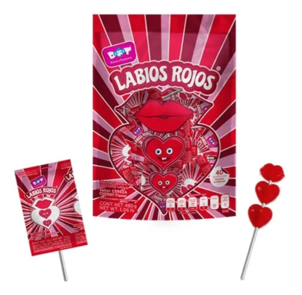 PALETA 3 CORAZONES  CAJA/ 14UNID