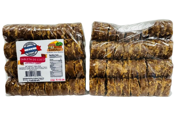 TABLETA DE COCO CAJA / 25 UNID_X000D_