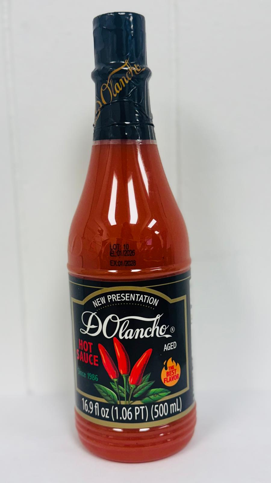 CHILE OLANCHO PRESENTACION NEGRA 20 OZ. CAJA / 12 UNID