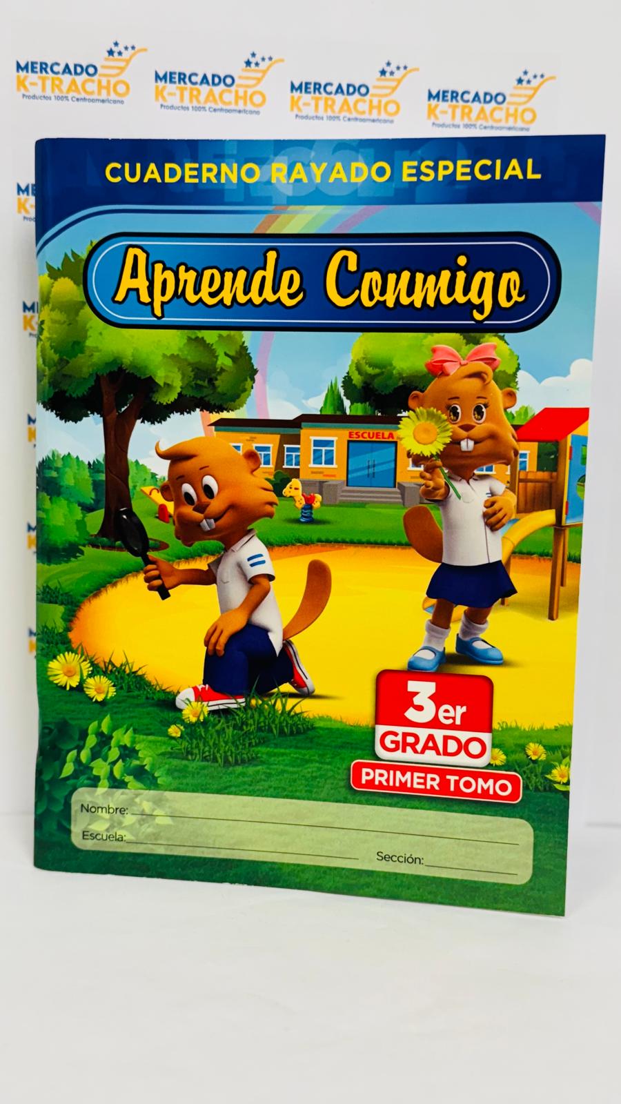 CUADERNO APRENDE CONMIGO 3ER TOMO PACK / 5 UNID