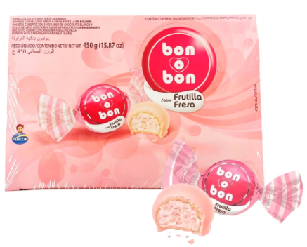 BON O BON FRESA CAJITA / 30 UNID